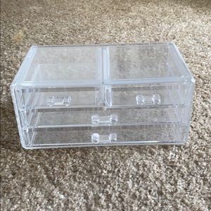 Clear Acrylic Makeup Organizing 4 Drawers